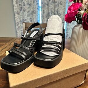 Stylish Steve Madden Black Women's Sandals